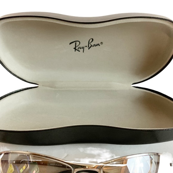 Ray-Ban 3183 Polarized Mens Sunglasses Gun Metal Gray Rectangle 003/BZ - Picture 3 of 10